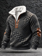 Men's Cross Christian Geometric Tops