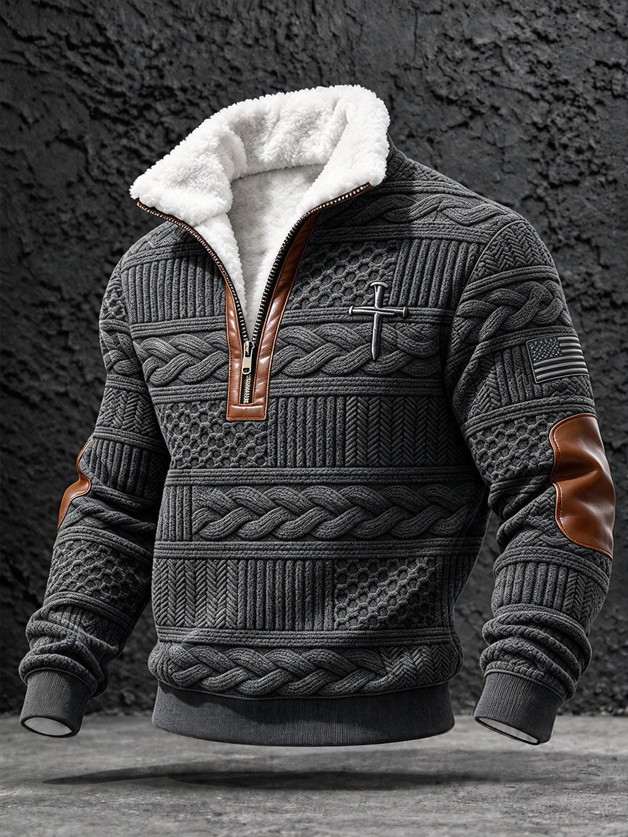 Men's Cross Christian Geometric Tops