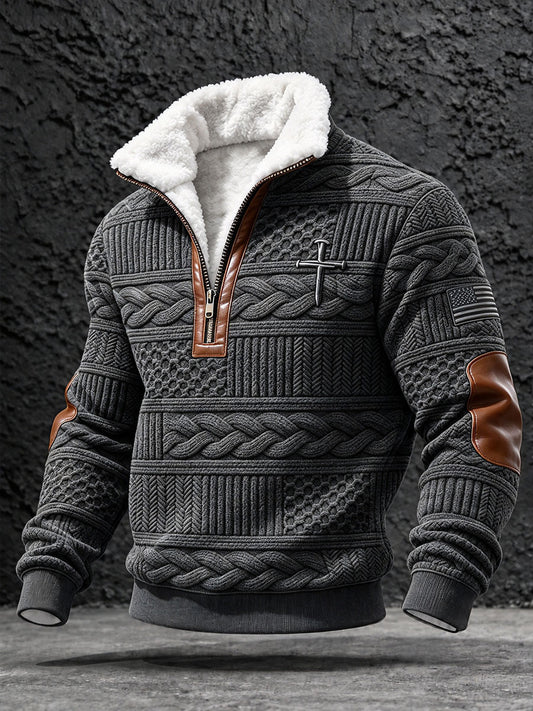 Men's Cross Christian Geometric Tops
