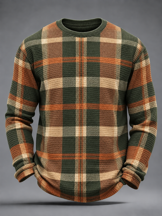 Men's West Waffle Long Sleeve T-Shirt