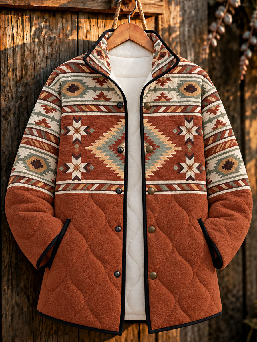 Women’s Western Geometric Art Canyon Line Jackets