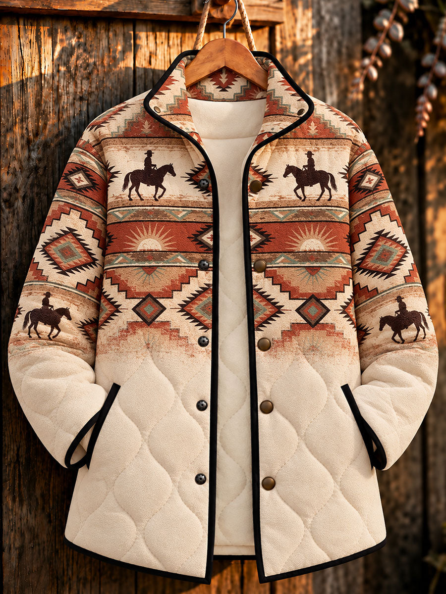 Women’s Western Geometric Art Canyon Line Jackets