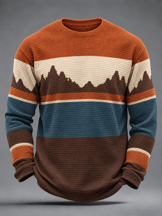 Men's West Waffle Long Sleeve T-Shirt