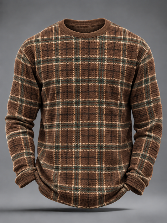 Men's West Waffle Long Sleeve T-Shirt