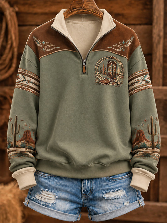 Women's West Wind Print Hoodie