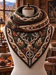 Vintage Hunting Culture Triangle Scarf