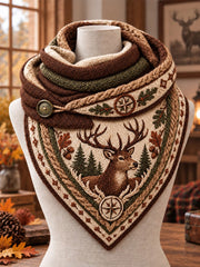 Vintage Hunting Culture Triangle Scarf